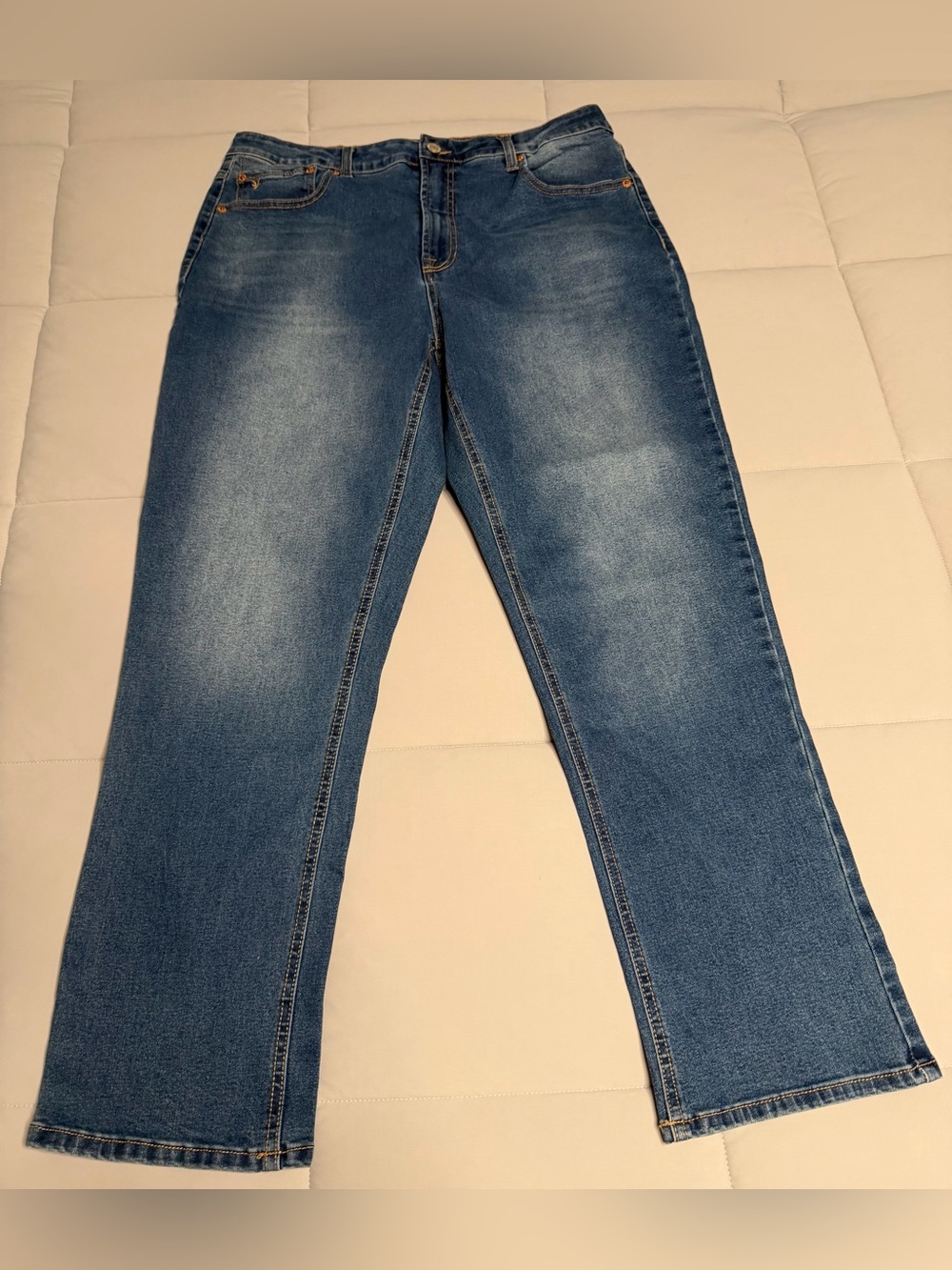Frye High-Rise Crop Jeans Amari Wash Denim Womens Size 12/31 NWOT